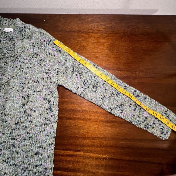 Speckled Granola Nature Chunky Whimsigoth Grandma Knit Cardigan Forest Fairy XS - Picture 9 of 9